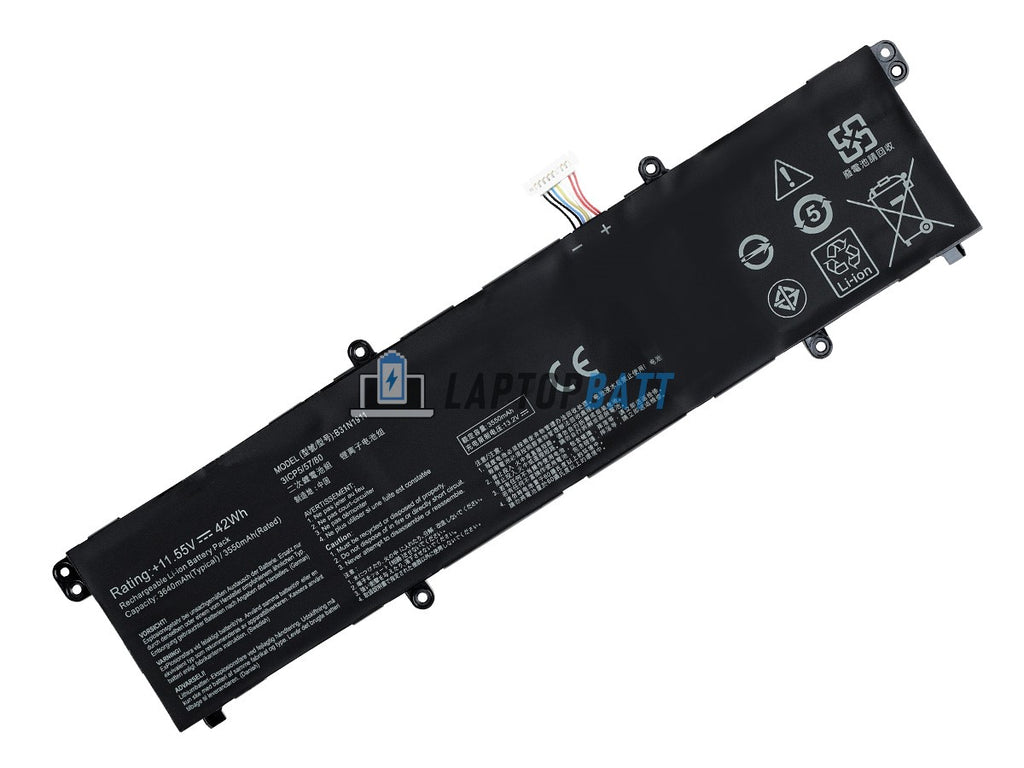 42Wh Battery for Asus B31N1911 VivoBook 14 A1402ZA F1402ZA M1402IA VivoBook 15 F1502ZA