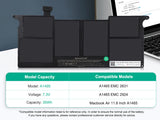 35Wh A1495 Battery for Apple Macbook Air 11.6 Inch A1465 EMC 2631 EMC 2924