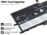 54Wh Battery for Lenovo L17M4P71 15.36V 4 Cells