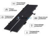 51Wh Battery for Lenovo L18L4P71 15.4V 4 Cells