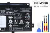 15.1V 66Wh Lenovo 00HW008 battery