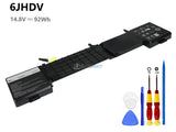 14.8V 92Wh Laptop_Dell Alienware17-R2 battery