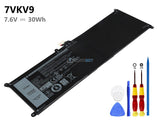 7.6V 30Wh Dell 7VKV9 battery