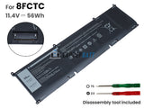 11.4V 56Wh Laptop_Dell 69KF2 battery
