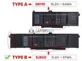 11.4V 97Wh Laptop_Dell GRT01 battery