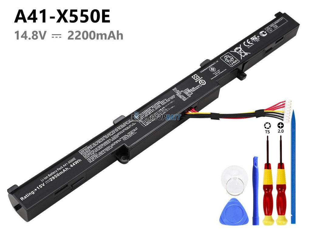 14.8V 2200mAh Asus A41-X550E battery