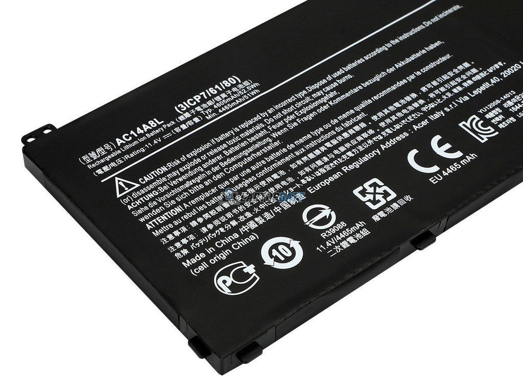 11.4V 4600mAh Acer Spin 3 SP314-51 battery