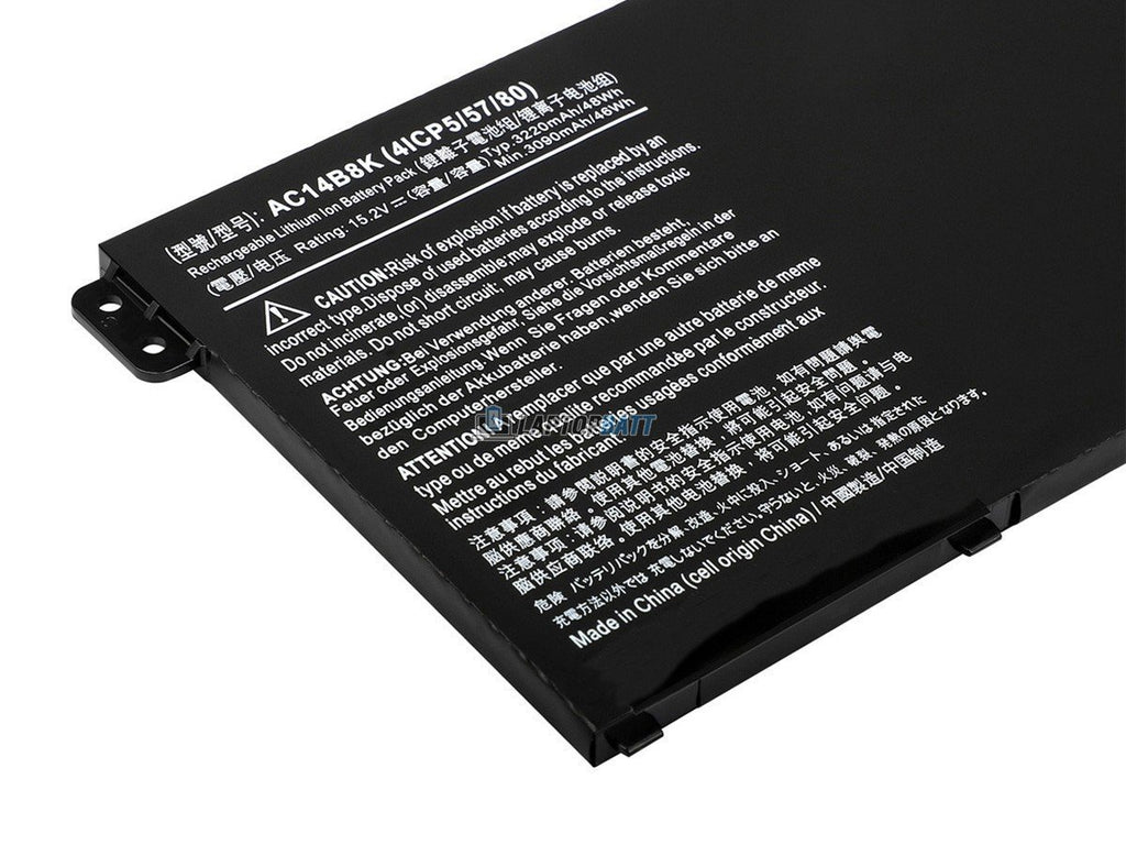 15.2V 48Wh Acer AC14B8K battery