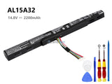 14.8V 2200mAh Acer AL15A32 battery