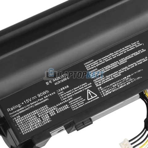 15V 90Wh Asus A42N1520 battery