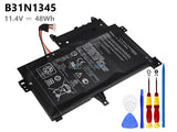 11.4V 48Wh Asus B31N1345 battery