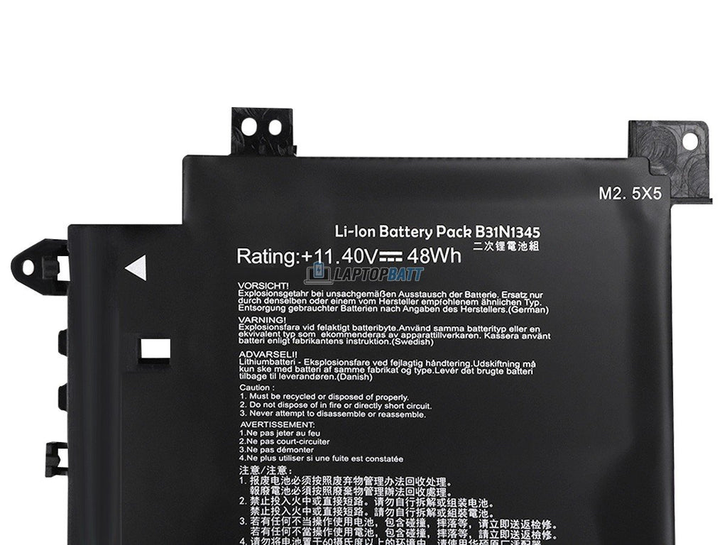 11.4V 48Wh Asus B31N1345 battery