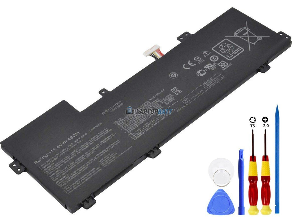 11.4V 48Wh Asus B31N1534 battery