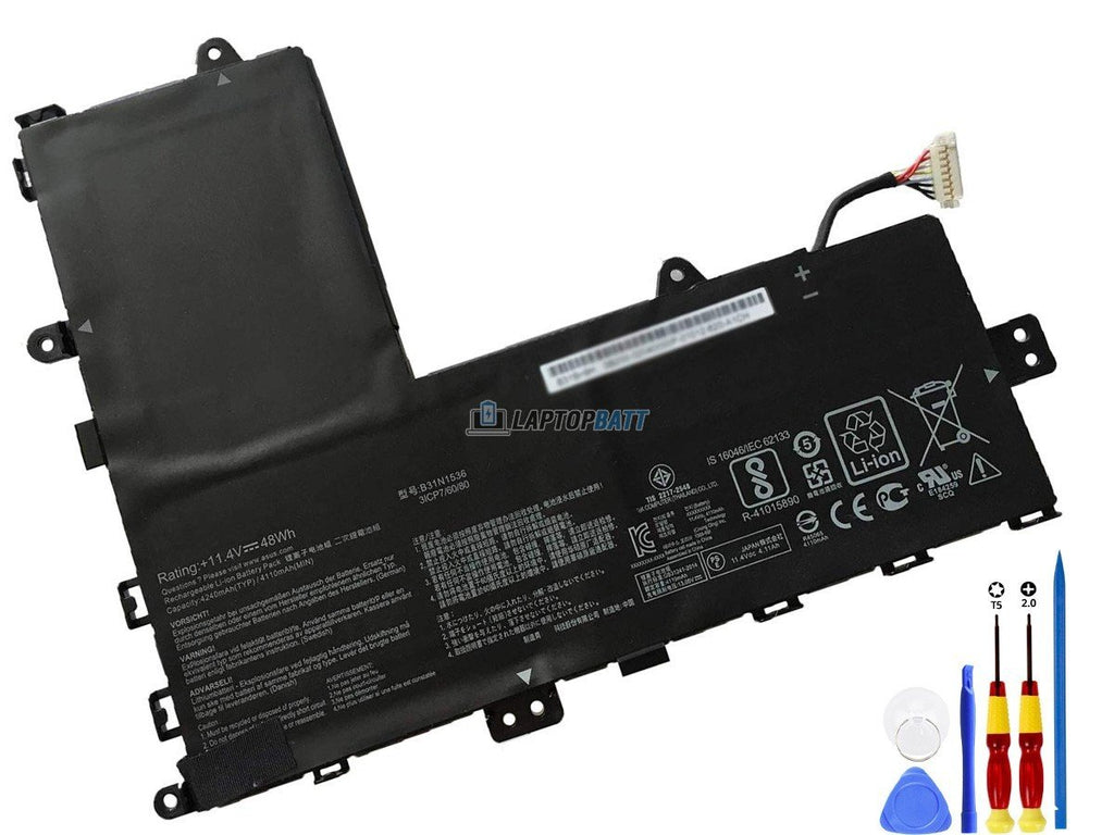 11.4V 48Wh Asus B31N1536 battery