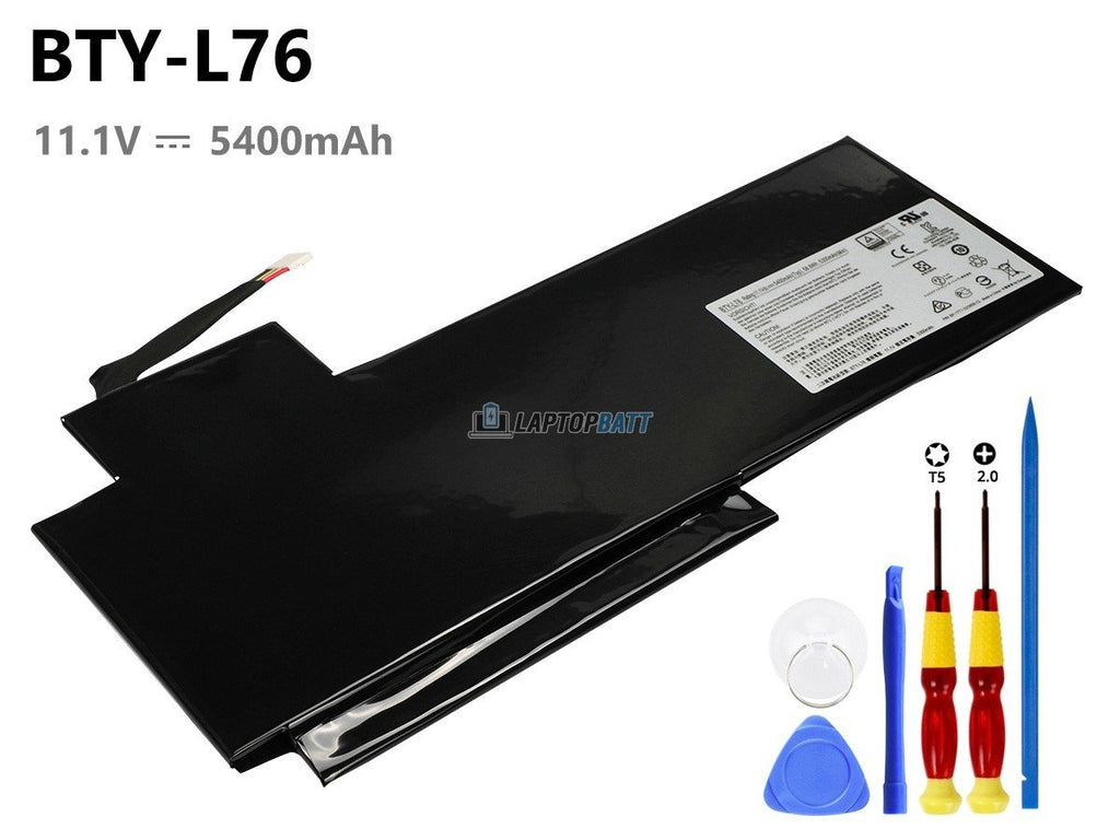 11.1V 5400mAh MSI BTY-L76 battery