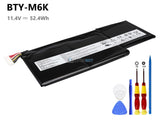 11.4V 52.4Wh MSI BTY-M6K battery