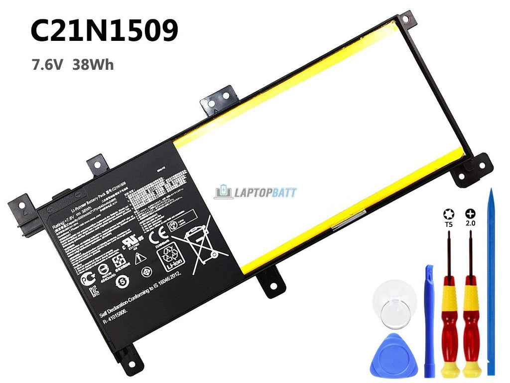 7.6V 38Wh Asus C21N1509 battery