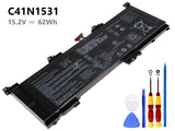 15.2V 62Wh Asus C41N1531 battery