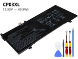 11.55V 60.9Wh HP CP03XL battery