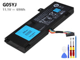 11.1V 69Wh Dell Alienware M14X R3 battery
