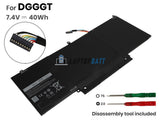 7.4V 40Wh Laptop_Dell DGGGT battery