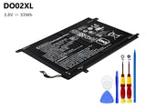 3.8V 33Wh HP DO02XL battery