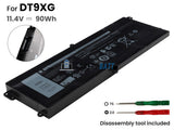 11.4V 90Wh Laptop_Dell DT9XG battery