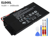 14.8V 3400mAh HP EL04XL battery