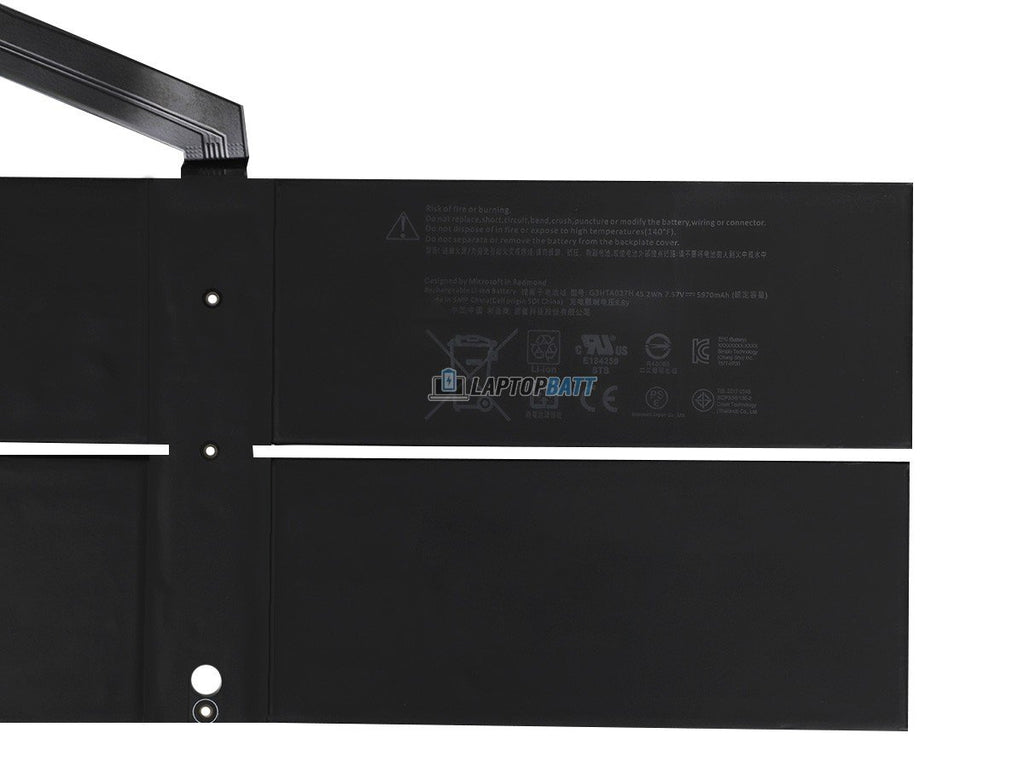 7.57V 45.2Wh Microsoft G3HTA037H battery