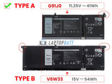 11.25V 41Wh Laptop_Dell G91J0 battery