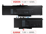 7.6V 68Wh Laptop_Dell VG93N battery