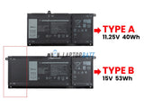 15V 53Wh Laptop_Dell H5CKD battery