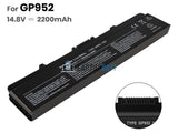 14.8V 2200mAh Laptop_Dell Inspiron1440 battery