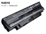 9 Cells 6600mAh Dell Inspiron N4010 battery