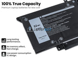 7.6V 52Wh Laptop_Dell JHT2H battery