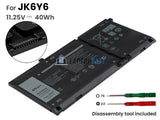 11.25V 40Wh Laptop_Dell H5CKD battery