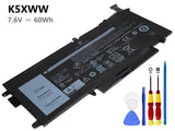 7.6V 60Wh Laptop_Dell 71TG4 battery