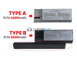 11.1V 4400mAh Laptop_Dell LatitudeD620 battery