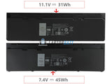 7.4V 45Wh Laptop_Dell LatitudeE7240 battery