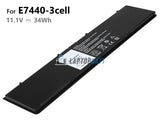 11.1V 34Wh Laptop_Dell LatitudeE7440 battery