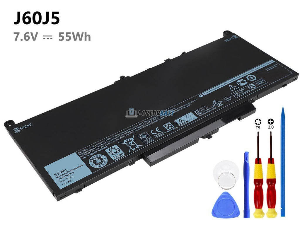 7.6V 55Wh Dell Latitude E7470 battery