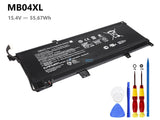 15.4V 55.67Wh HP MB04XL battery