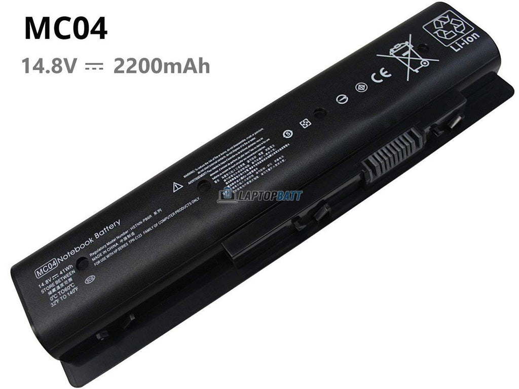 14.8V 2200mAh HP MC06 battery