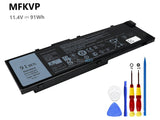 11.4V 91Wh Dell Precision 17-7710 battery
