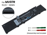 15.2V 68Wh Laptop_Dell MV07R battery