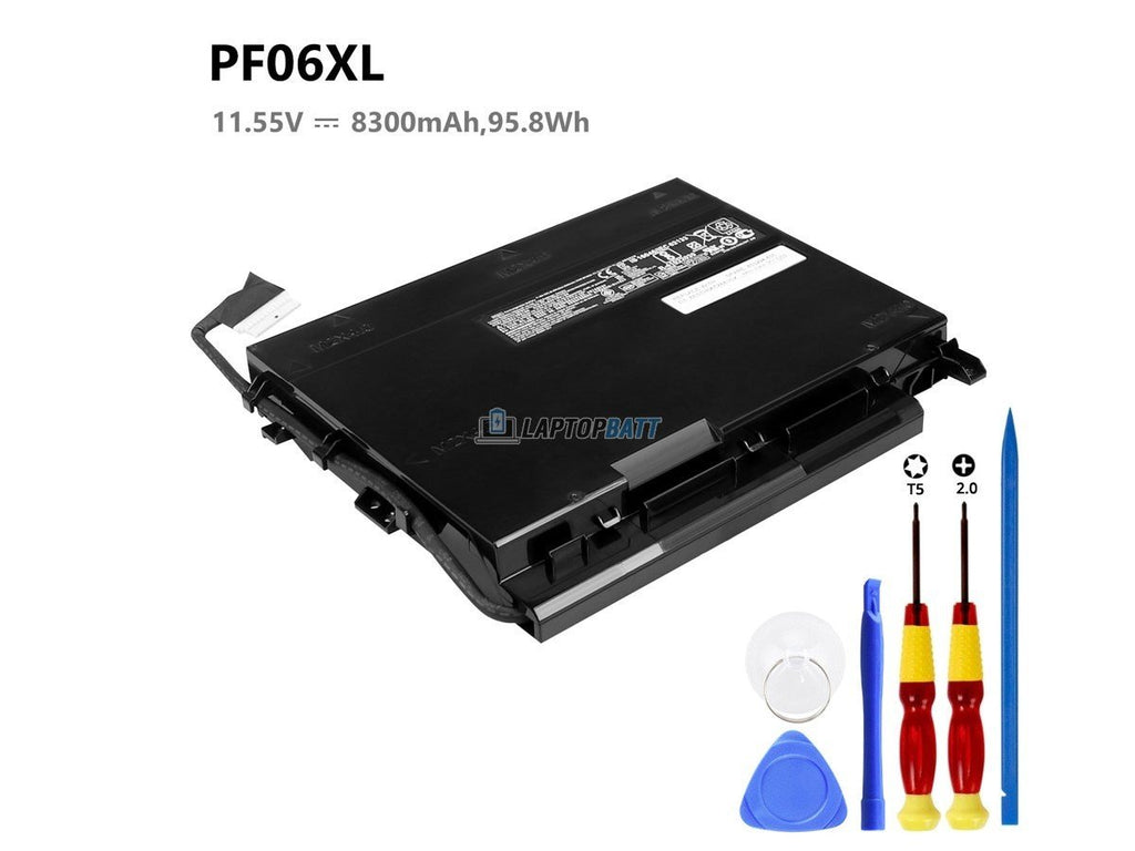11.55V 95.8Wh HP PF06XL battery