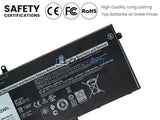 11.4V 51Wh Laptop_Dell 4GVMP battery