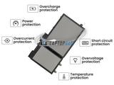 11.4V 51Wh Laptop_Dell 4GVMP battery