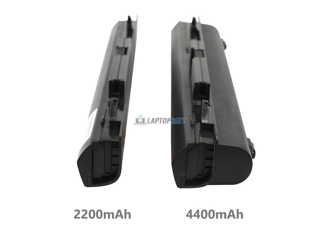 Black HP 745662-001 battery (2200mAh vs 4400mAh)