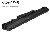 Black 4400mAh HP 745662-001 battery